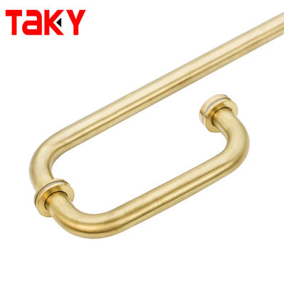 Personalización de aluminio de acero inoxidable Hardware Pull Manos de la ducha pantalla de cristal Mano de la puerta