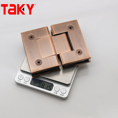 Accesorios de hardware de baño Accesorios de acero inoxidable de cristal de 180 grados, abrazadera de puerta de ducha, bisagra