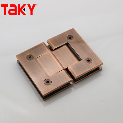 Accesorios de hardware de baño Accesorios de acero inoxidable de cristal de 180 grados, abrazadera de puerta de ducha, bisagra