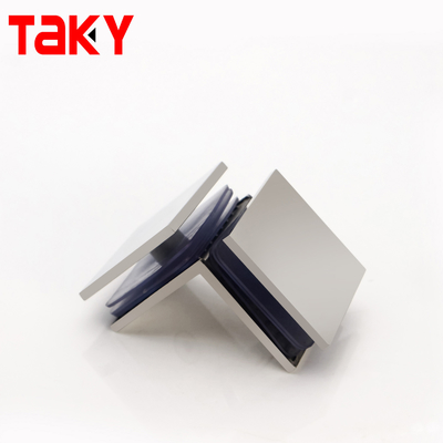 Abrazadera de esquina de vidrio sin marco de 90 grados de acero inoxidable 304