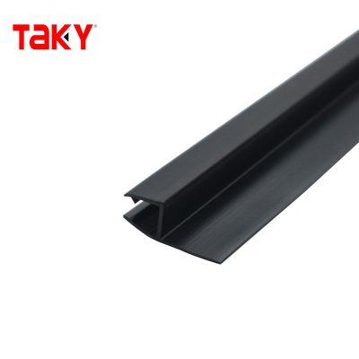 Pvc transparente de la puerta de la ducha de sello de la tira 8-10mm a prueba de agua