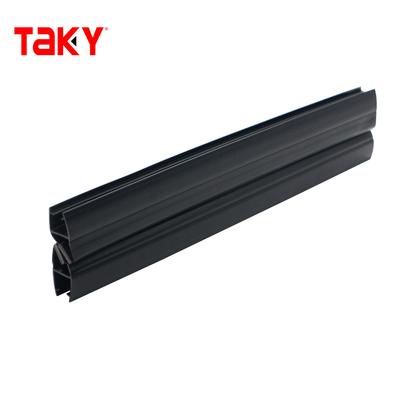 Tira de sellado para puerta de ducha de PVC transparente para fondo, 8-10 mm, resistente a la intemperie