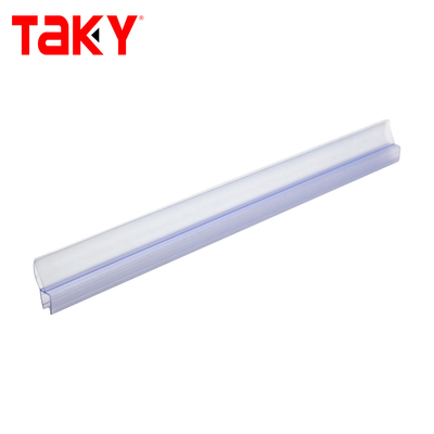 Tira de sellado para puerta de ducha de PVC transparente de 10MM, impermeable