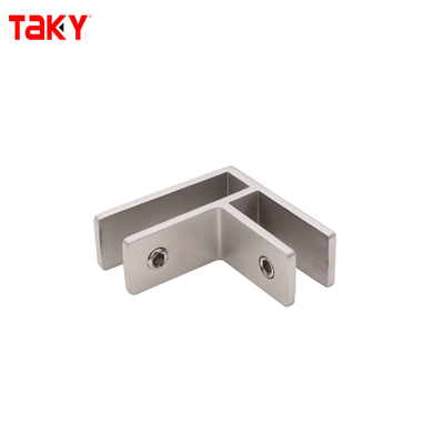 Abrazadera para puerta de vidrio de acero inoxidable 316 para vidrio templado de 8-12 mm