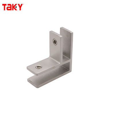 Abrazadera para puerta de vidrio de acero inoxidable 316 para vidrio templado de 8-12 mm