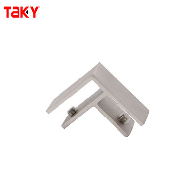 Abrazadera para puerta de vidrio de acero inoxidable 316 para vidrio templado de 8-12 mm