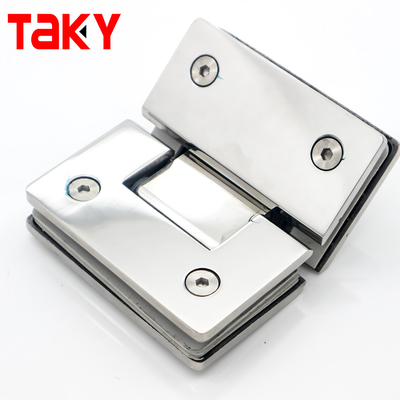 Puerta de ducha 135 grados cuadrados de pantalla de vidrio bisagra bisagra de cierre automático