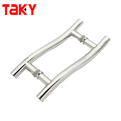 Tubo redondo de acero inoxidable s tipo s tipo de puertas de vidrio deslizante interior