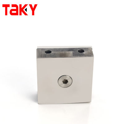 Abrazadera cuadrada para puerta de vidrio de ducha, abrazadera de montaje de pared a vidrio para baño
