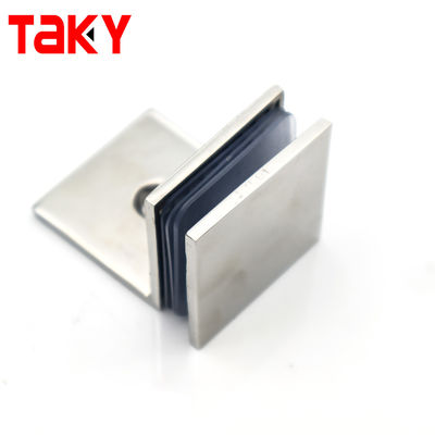 Clip de baño de vidrio a pared, abrazadera cuadrada de 90 grados, conecta el abrazadera de vidrio