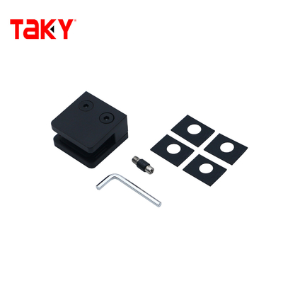 Fabricante Clampada de vidrio de acero inoxidable de fundición cuadrada de 0 grados