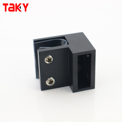 Conector de hardware para mampara de ducha de baño con montaje en pared en forma de F