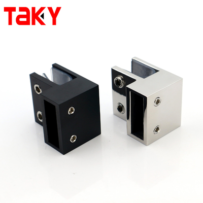 Conector de hardware para mampara de ducha de baño con montaje en pared en forma de F