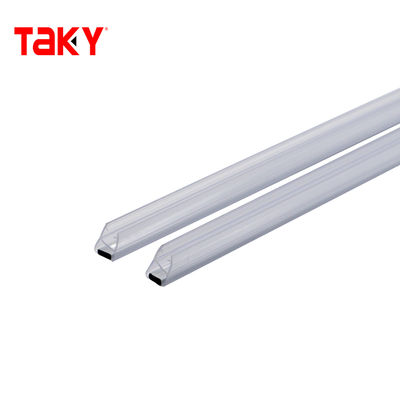Tira de sellado impermeable inferior protectora del sello de PVC del marco del uso de la puerta de vidrio