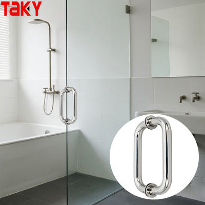 O Type Stainless Steel Glass Door Handle Glass Pull Handle for Shower Cabin