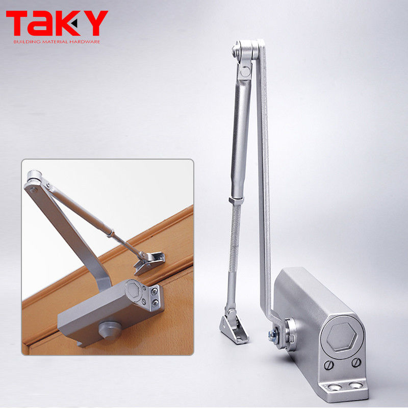 Cerradura de puerta de fuego de brazo deslizante para cerradura Peso de la puerta máxima 65-85kg Finish Spray-Paint Silver