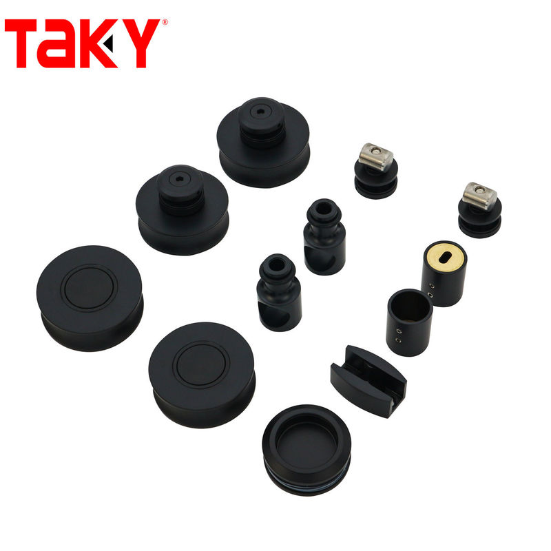 Sistema de deslizamiento de puertas de vidrio único de 60 kg de alta carga con vidrio seguro de 10-12 mm de espesor