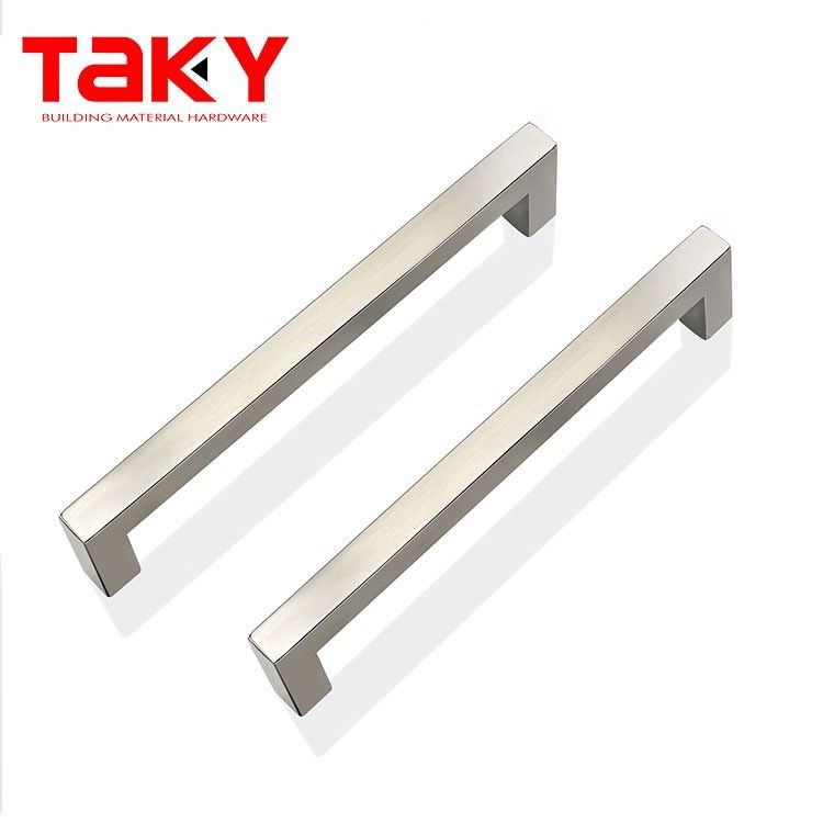 Mango de puerta de tiro de acero inoxidable de trabajo pesado en estilo francés para puertas de gabinete