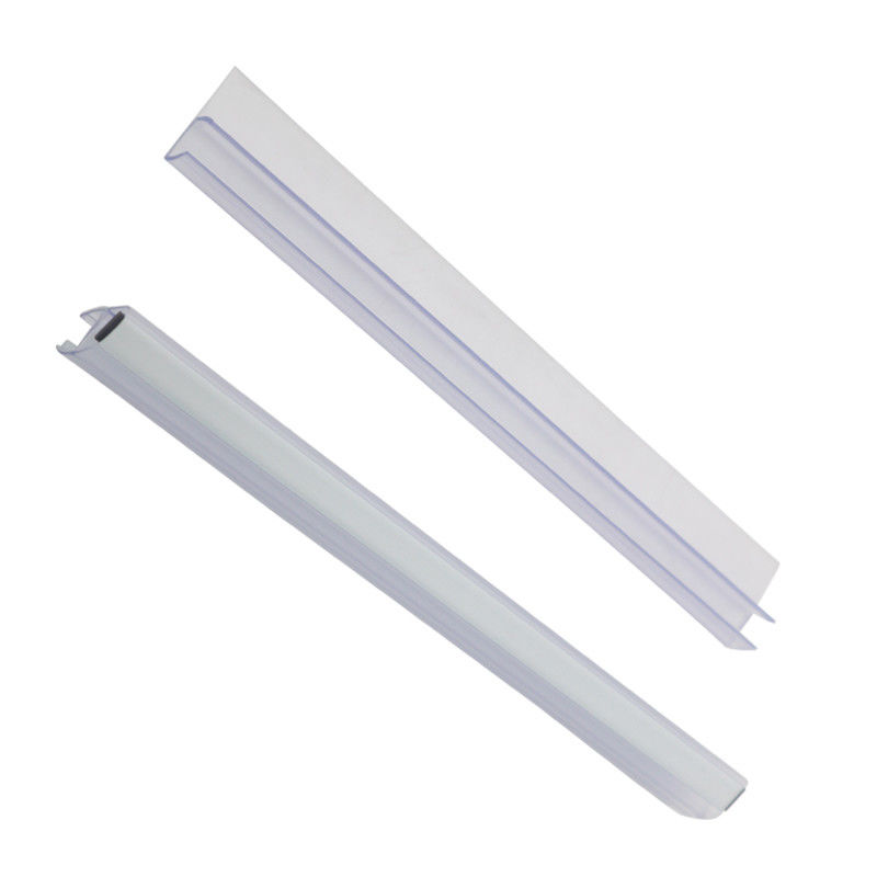 8-12mm PVC impermeable de caucho de vidrio de la puerta de la ducha correa de sellado para la longitud normal 2200/2400mm