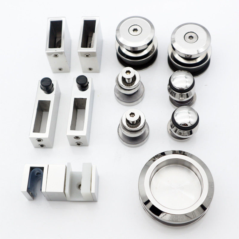 12mm de vidrio estilo recto de esquinas deslizantes kits de ajuste más popular en el mercado estadounidense