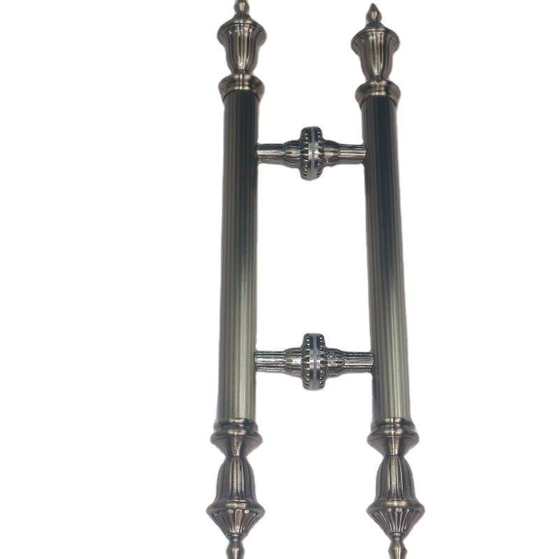 Manilla de puertas de latón europea 201 tubo y cabeza de zinc.