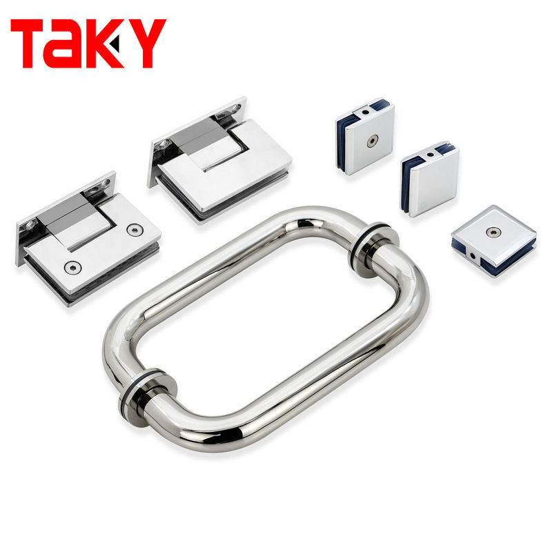 1.0mm espesor de tubería de acero inoxidable tipo D porta de vidrio de tira de la manija para hotel sala de ducha