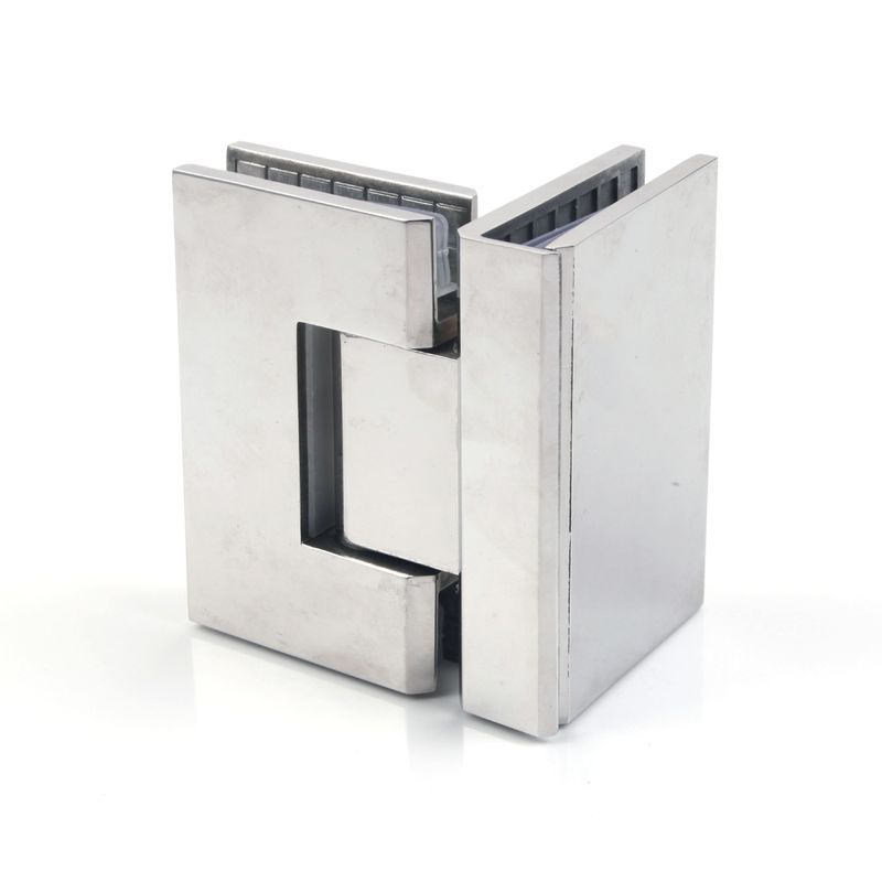 Vidrio fijo de 8-10 mm de 360 grados de vidrio a vidrio Baño de ducha Cabinas de puerta de vidrio bisagras estilo de diseño moderno