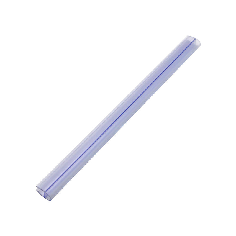 Banda de sellado de ducha de extrusión H transparente para sellado de puertas de PVC suave en baños