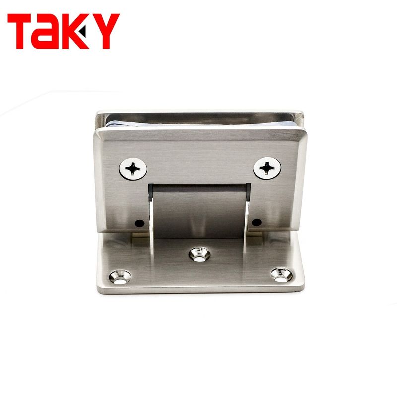 Sliver Chrome Finish Bañadas de puertas de ducha para puertas plegables de vidrio Excelente valor
