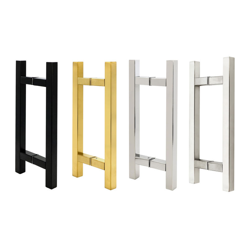Acero satinado TK-H003 Puertas principales Puertas largas Puertas doradas
