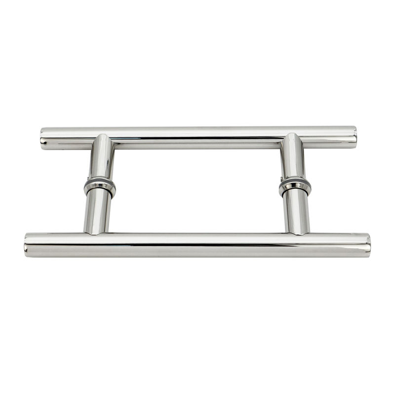 16 "Heavy Duty H forma de puerta corredera de la manija para las puertas de doble cara Chrome Push Pull