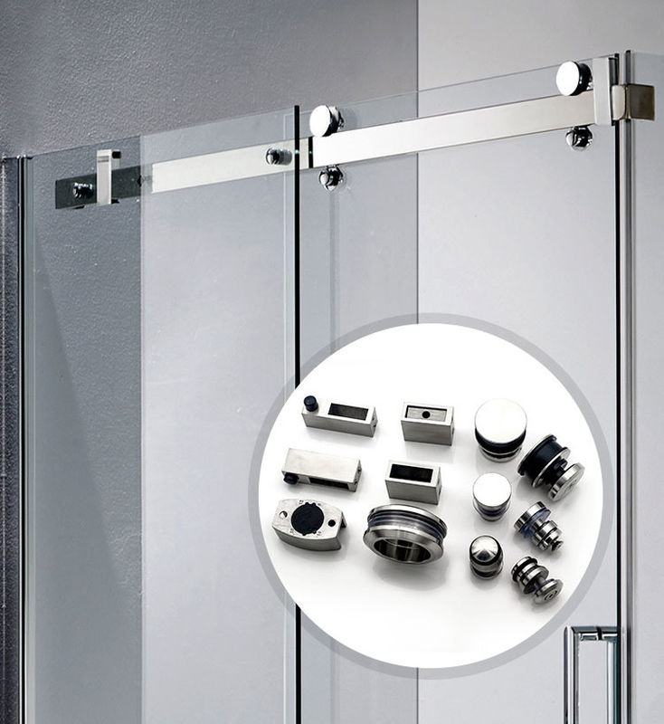 Ducha de mano Retro chorros Ducha superior PSS Finish Puerta corredera Conjunto de hardware para la habitación de la ducha