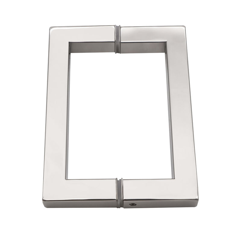 Muestra 1-3 días hábiles Manija de acero inoxidable 304 cromo para puerta de vidrio templado