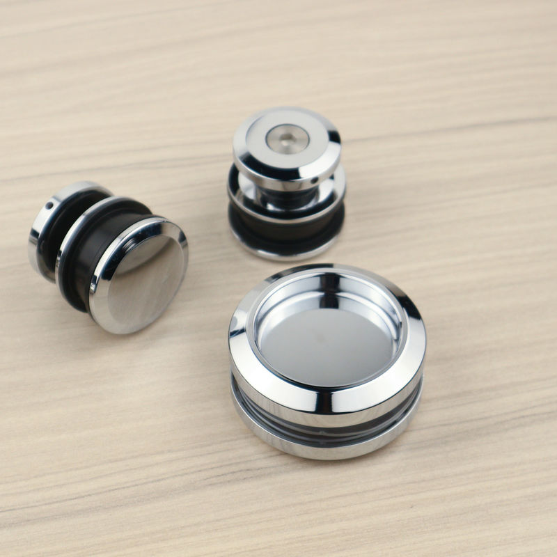 Kit de hardware de puertas de ducha de alta dureza y duradero Kit sin marco para forma de bandeja redonda