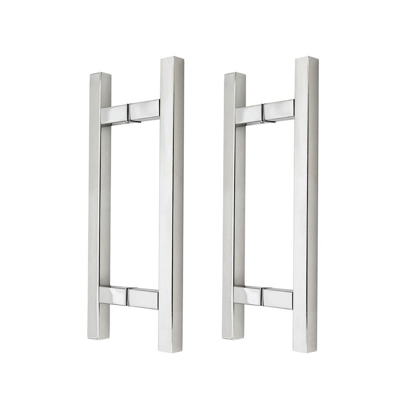 Estilo de diseño chino CP Finish comercial H manija para ducha corredera sin marco manijas de puja de puertas de vidrio