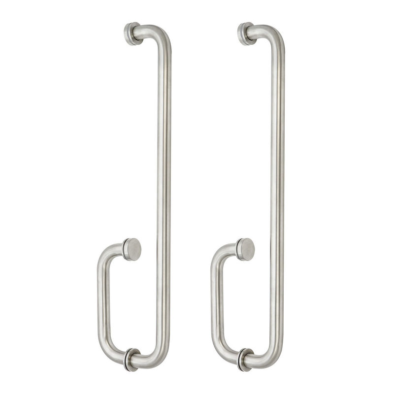 Estilo de diseño chino de acero inoxidable Sala de ducha Mano de puerta de vidrio para puertas