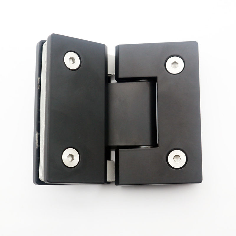 Cabina de ducha de cristal de acero inoxidable bisagra Negro Color 180 grados para el gabinete de la ducha