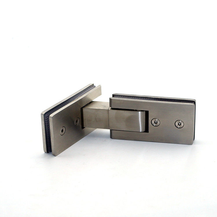 Clampada de vidrio puerta de ducha negro bisagra larga vida y diseño elegante para baños