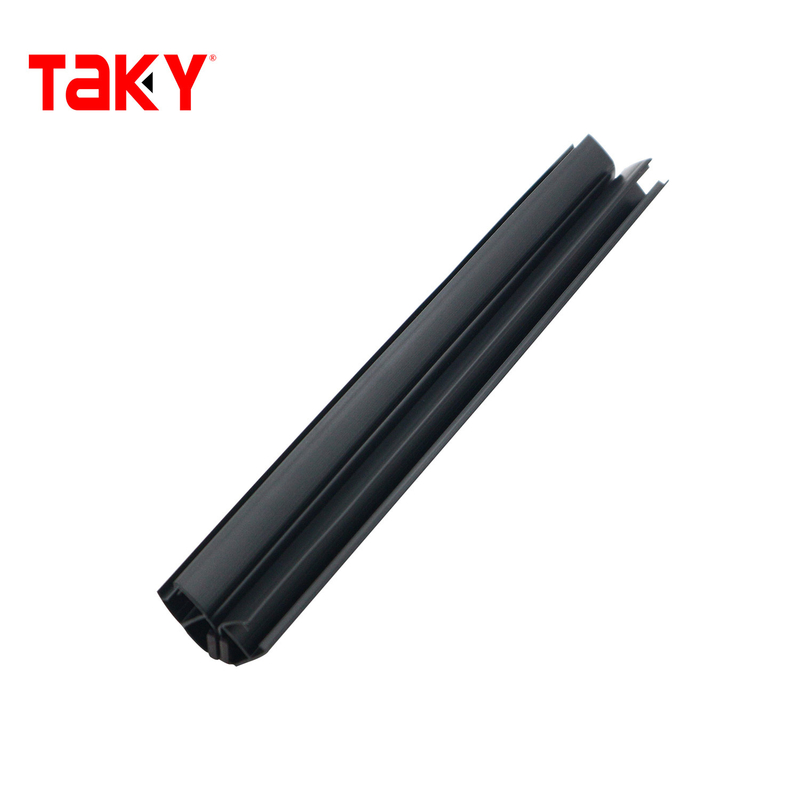 Tira de sellado para puerta de ducha de PVC transparente para fondo, 8-10 mm, resistente a la intemperie