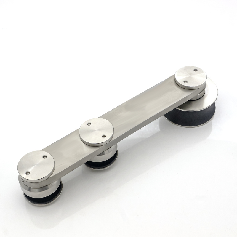 Stainless Steel Frameless Shower Sliding Door System Hotel Glass Barn Door Hardware Fitting Sliding Door Kit