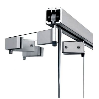 Buen precio Acero inoxidable, accesorios de vidrio corredizo para puertas plegables de vidrio sin marco, latón en línea
