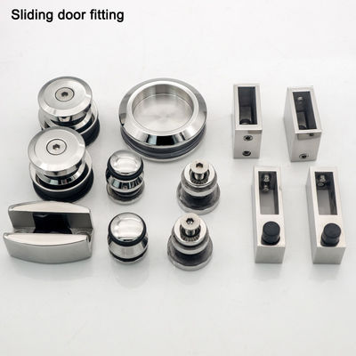 Buen precio Puerta de ducha sin marco Hardware pantalla de baño de vidrio con propiedades altamente resistentes en línea