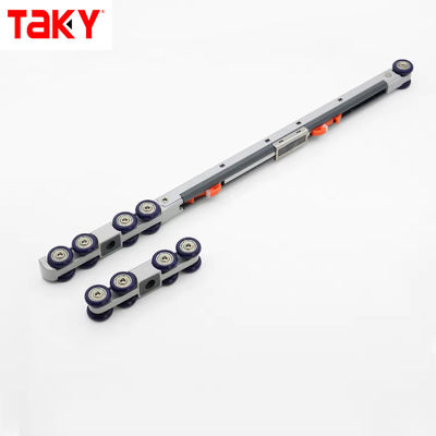 Buen precio Muebles Doble cerramiento suave 8 ruedas Puerta corredera con rueda tradicional contemporánea en línea