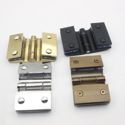 Buen precio High Quality Glass Clamp Hinge Heavy Duty Glass to Glass Shower Door Hinge en línea