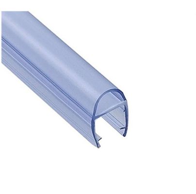 Buen precio Elevador largo 6-12mm Accesorios de baño transparentes Ducha Puerta de vidrio impermeable al clima Sella de tira de PVC en línea