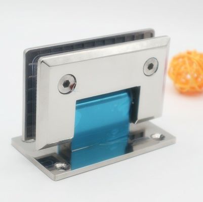 Buen precio Cuadrados de bisela de acero inoxidable de vidrio a la pared de la puerta de la ducha bisagra para 800-1000MM ancho de la puerta en línea