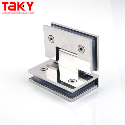 Buen precio Clampada de bisagra de acero inoxidable de vidrio a vidrio Bisagra Ducha para vidrio para vidrio de 8-12 mm en línea