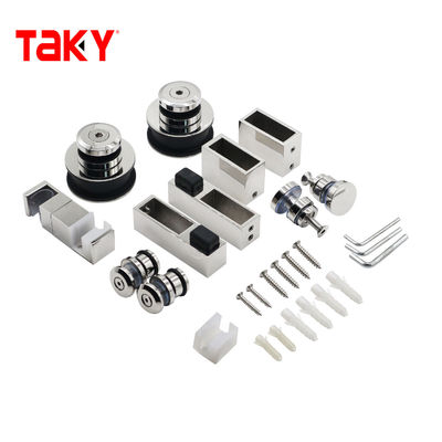 Buen precio Accesorios de puertas correderas de cristal de acero inoxidable Tipo cuadrado Durable y económico en línea