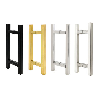 Buen precio Acero satinado TK-H003 Puertas principales Puertas largas Puertas doradas en línea