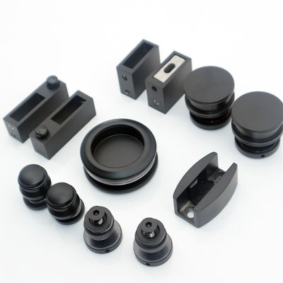 48mm Rueda Dormitorio Dormitorio Dormitorio de cristal de rodadura Sistema de hardware de cristal de oro Kit de estilo americano